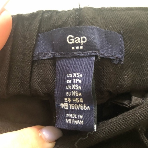 Gap Black Soft Jogger Athleisure Ankle Pant Size XS - Picture 6 of 7